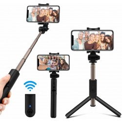 TORİMA K07 UZAKTAN KUMANDALI MİNİ KABLOSUZ TRIPOD SELFİ ÇUBUĞU 