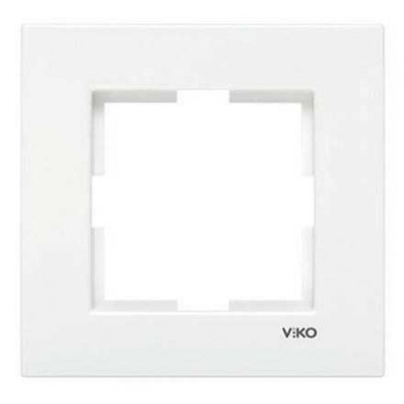 VİKO KARRE ÇERÇEVE ELEKTRİK TEKLİ BEYAZ