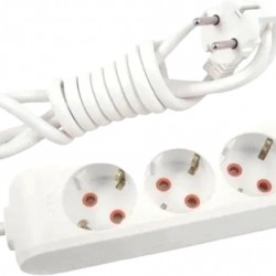 3'LÜ 5 M GRUP PRİZ VİKO BEYAZ