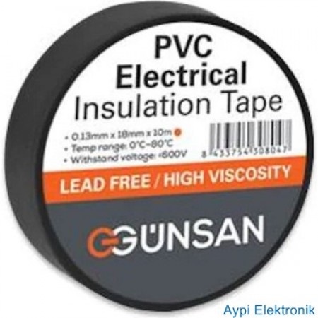 ELEKTRİK BANTI GÜNSAN SİYAH