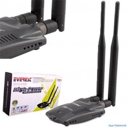 EVEREST EWN-689N 300 MBPS WIRELESS USB ÇİFT ANTEN - 2110