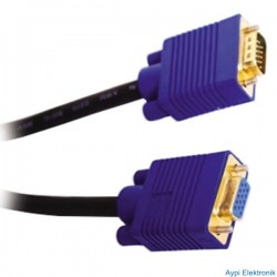 S-LINK SLX-121 15 PİN ERKEK/DİŞİ 1.8 METRE VGA UZATMA KABLO - 32193