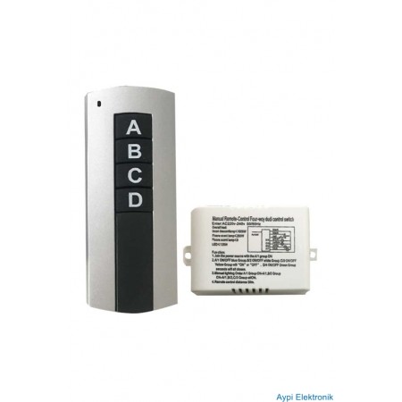 AVİZE KUMANDASI 4 LÜ       FORLİFE FL-2116