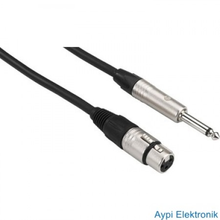 MİKROFON KABLOSU 5 M ( ERKEK - 6.3 MM ERKEK MONO) M:17319