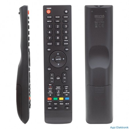 Arçelik-Beko Netflix-PIP Tuşlu Lcd Led Tv Kumandası